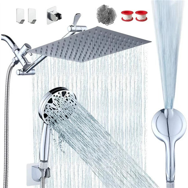 Hoomic Rain Dual Shower Head 1.75 GPM GPM Wayfair